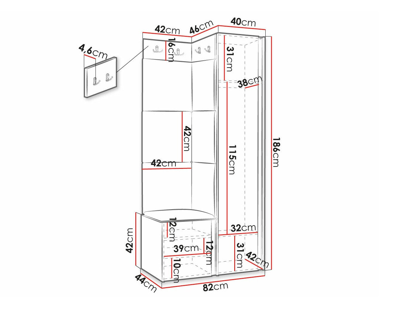 Entrésæt Hartford 381