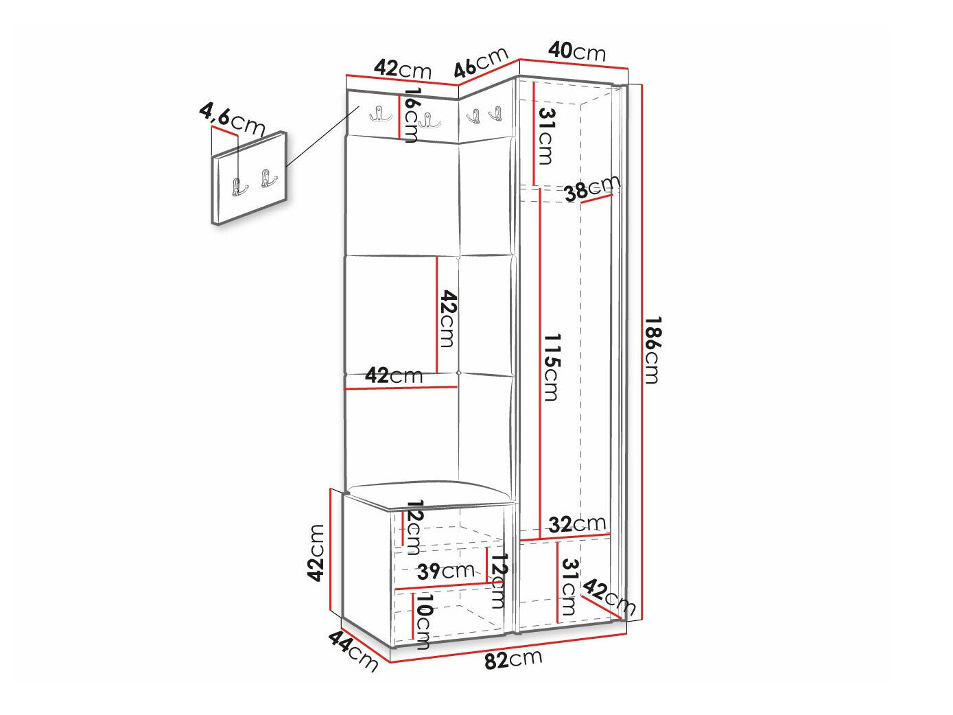 Entrésæt Hartford 381