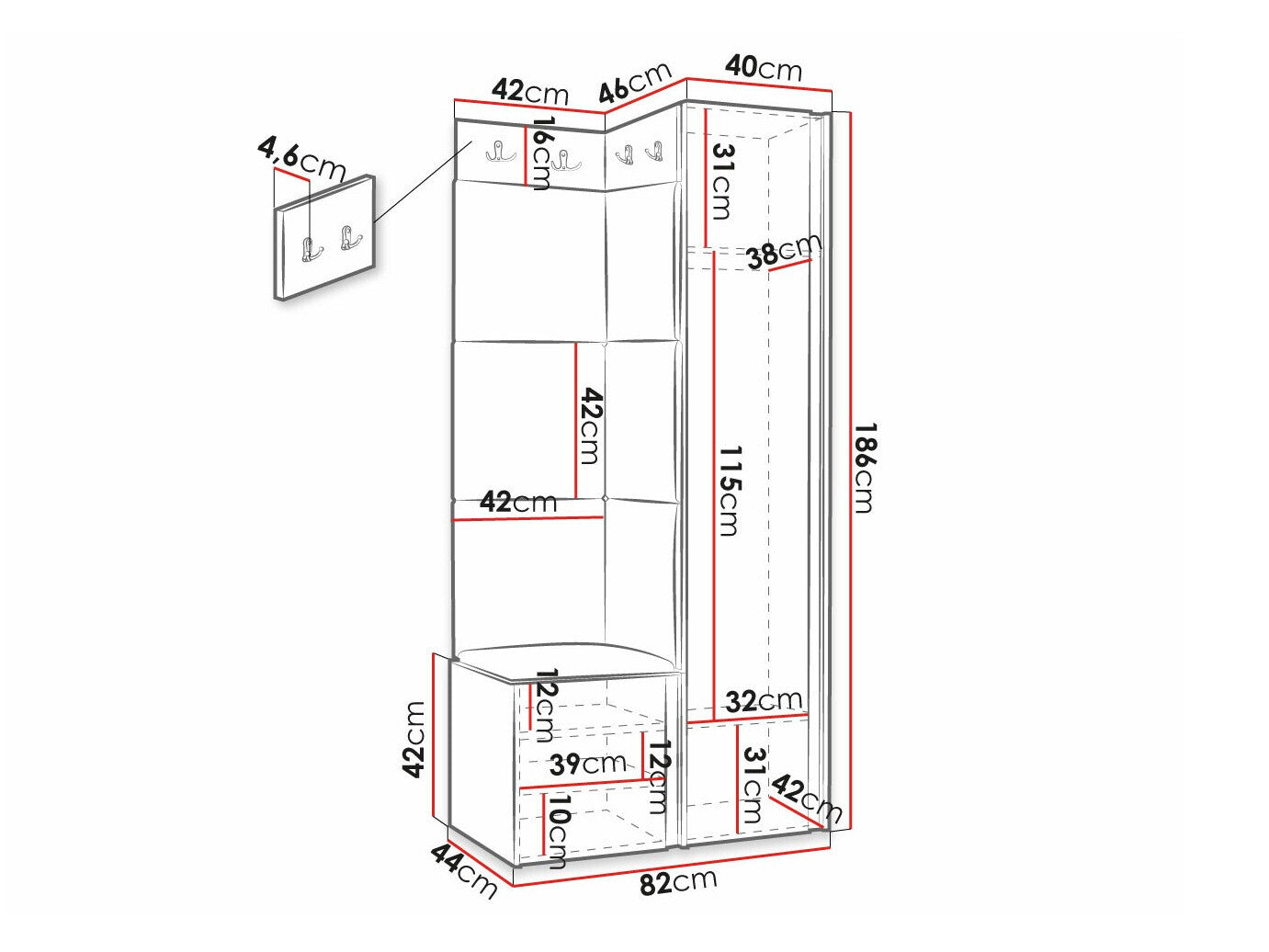 Entrésæt Hartford 381