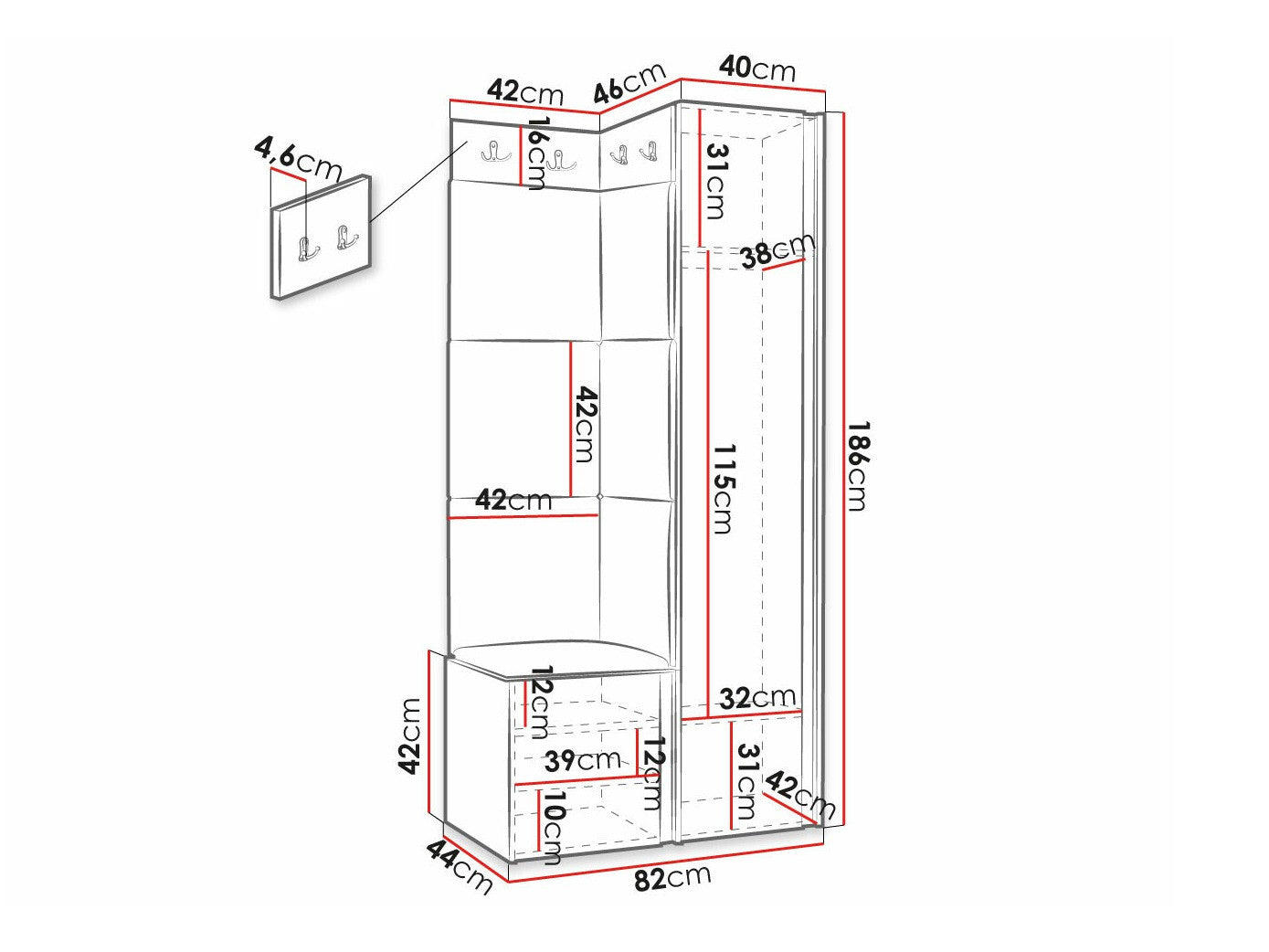 Entrésæt Hartford 381