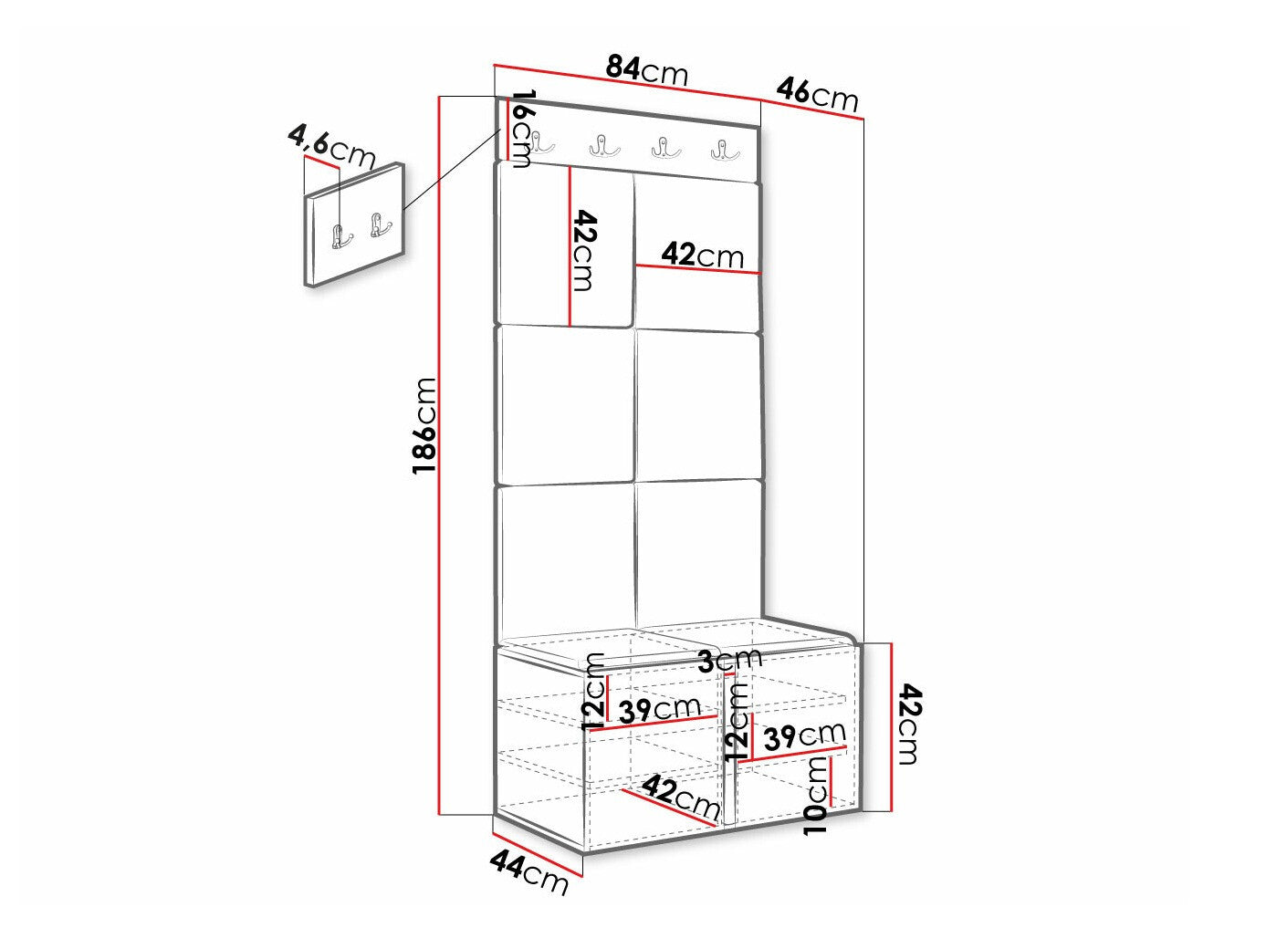 Entrésæt Hartford 383