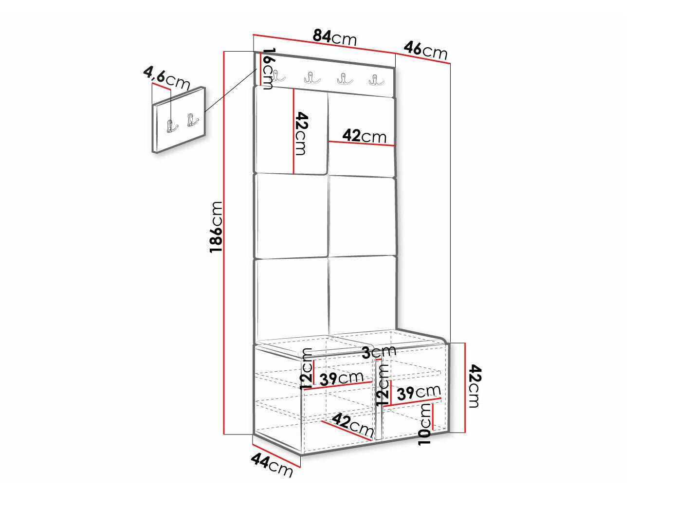 Entrésæt Hartford 383