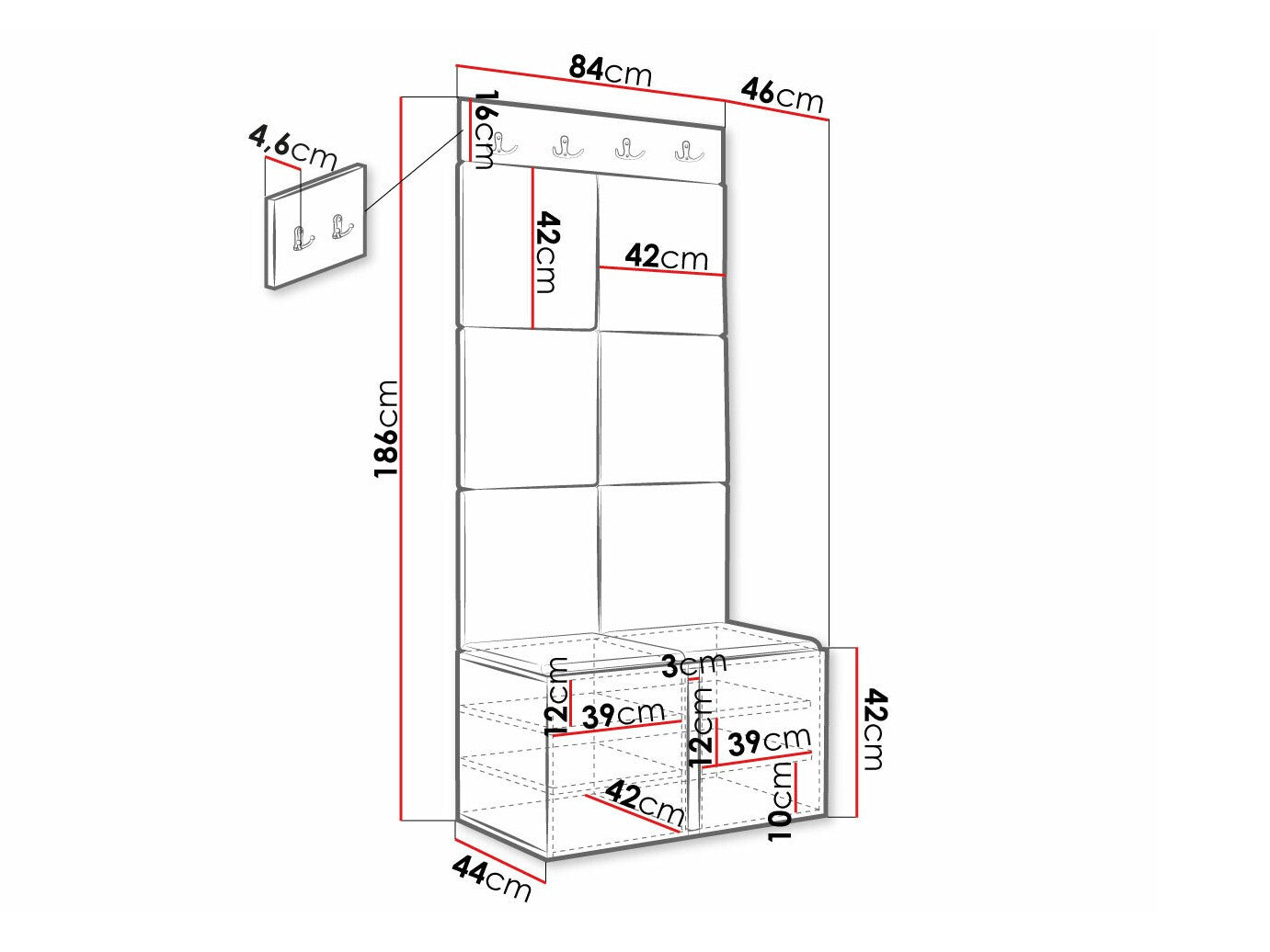Entrésæt Hartford 383