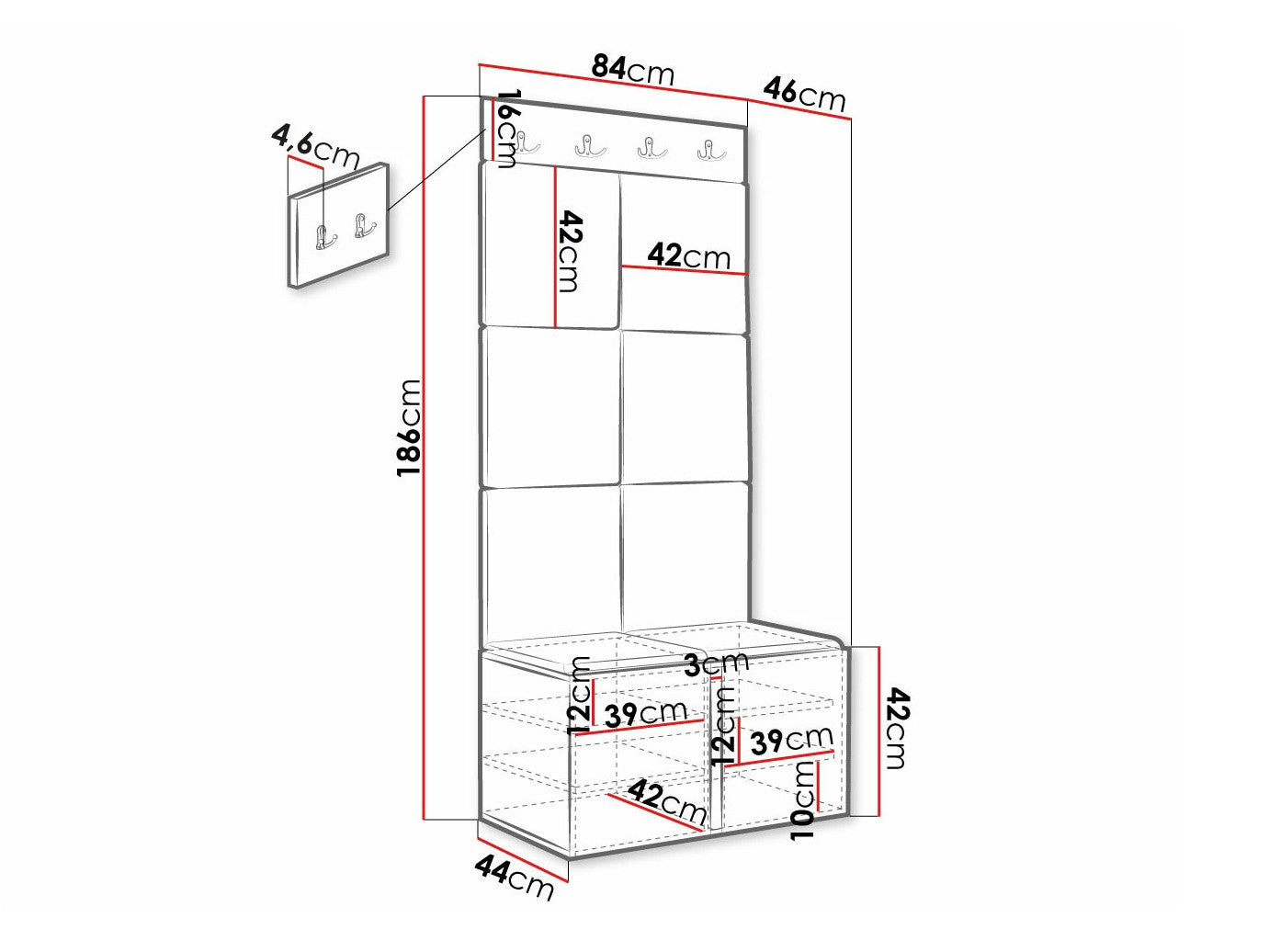 Entrésæt Hartford 383