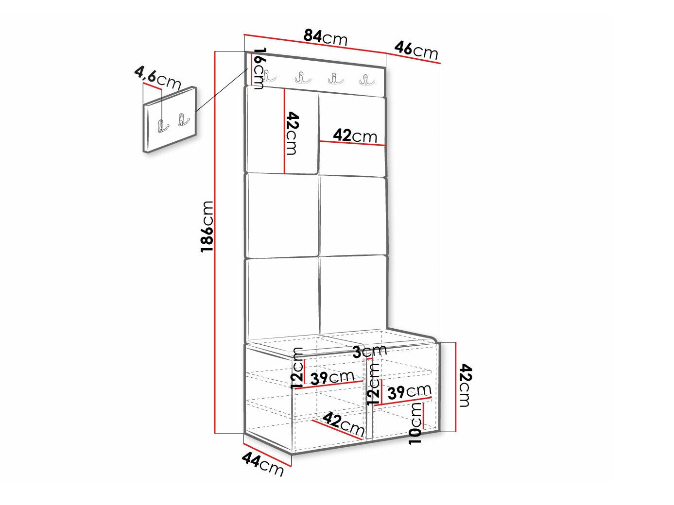 Entrésæt Hartford 383