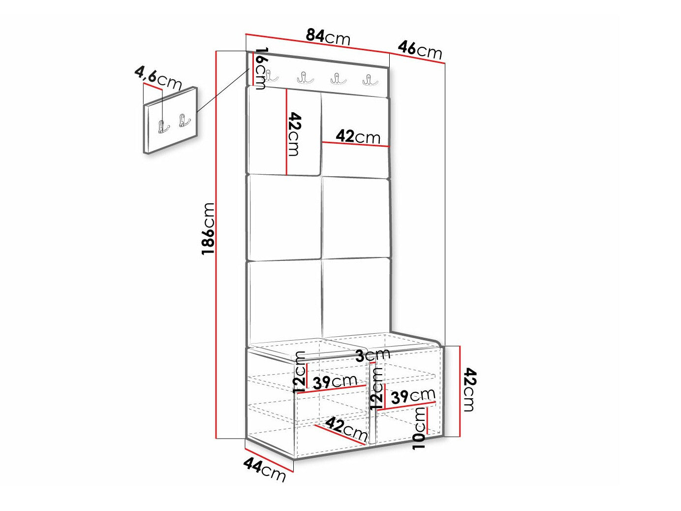 Entrésæt Hartford 383