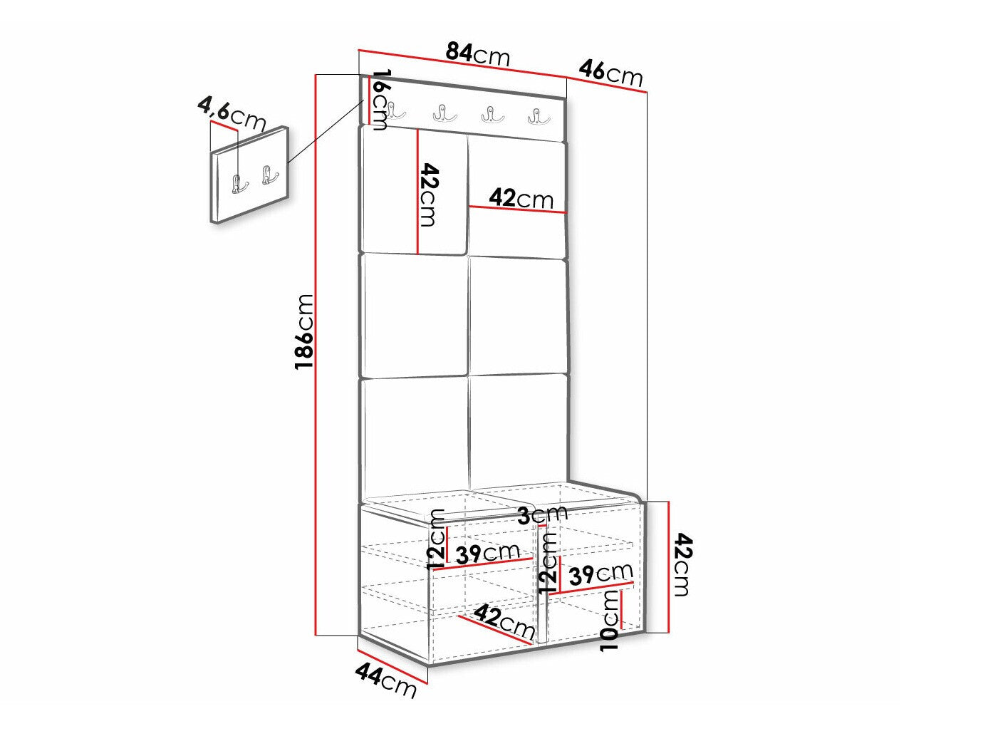 Entrésæt Hartford 383