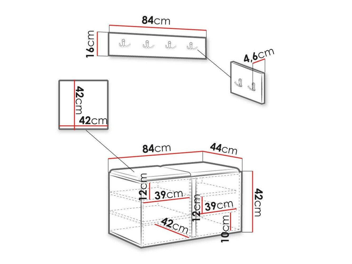 Entrésæt Hartford 384