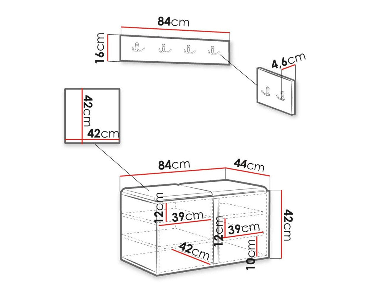 Entrésæt Hartford 384