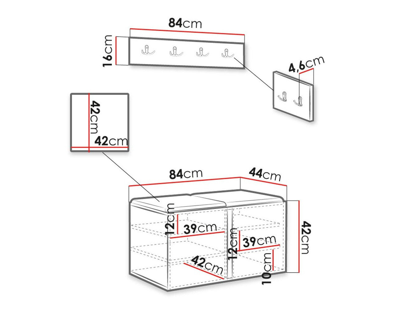 Entrésæt Hartford 384