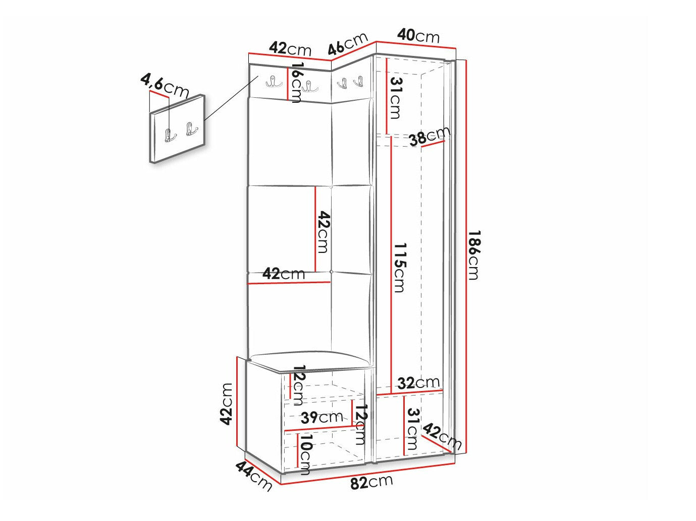 Entrésæt Hartford 391