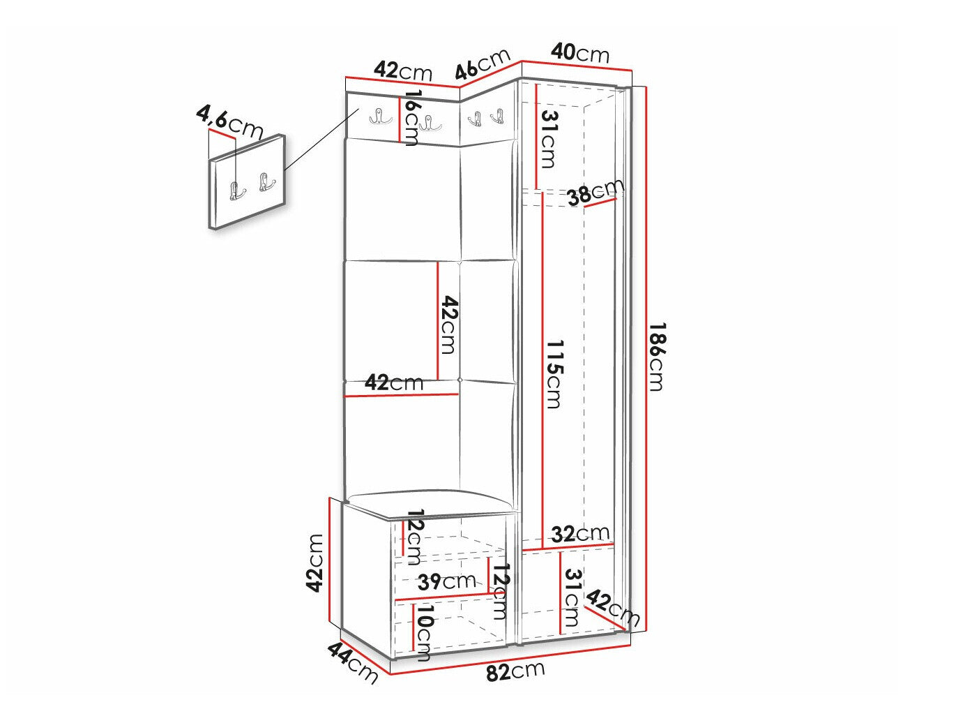 Entrésæt Hartford 391