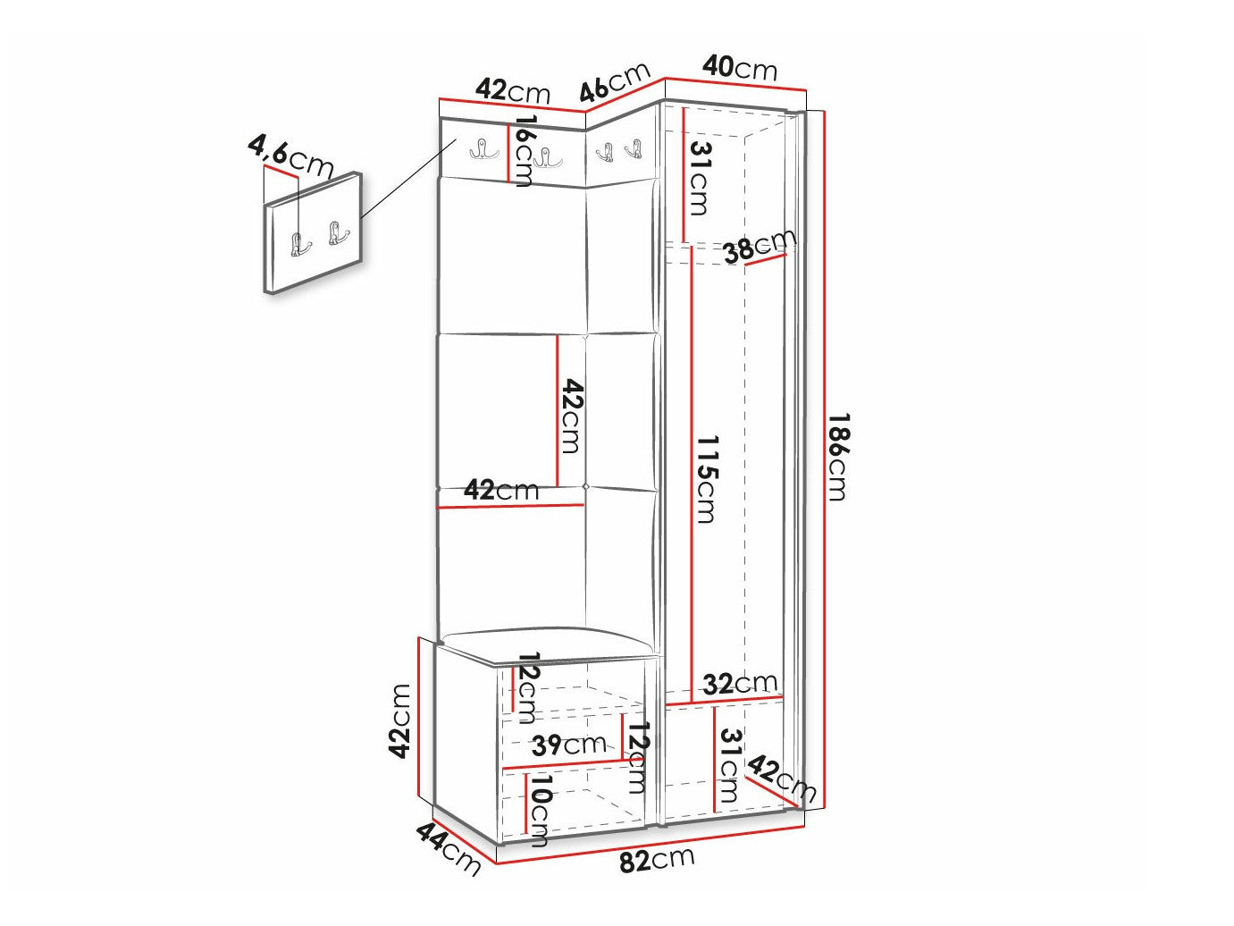 Entrésæt Hartford 391