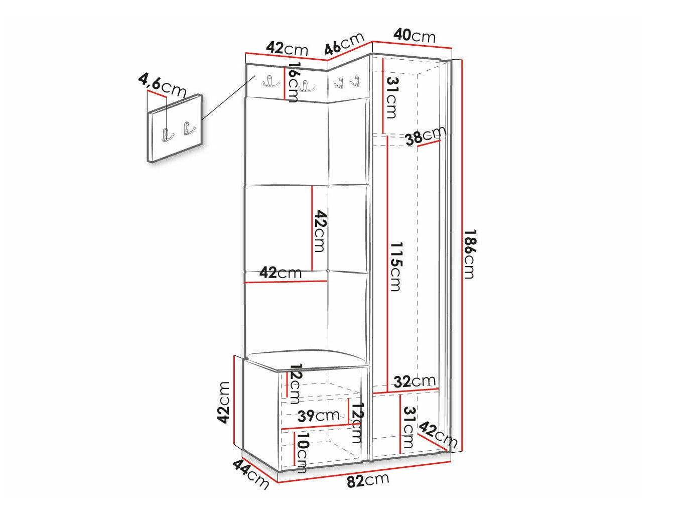 Entrésæt Hartford 391