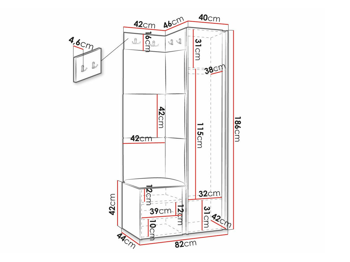 Entrésæt Hartford 391