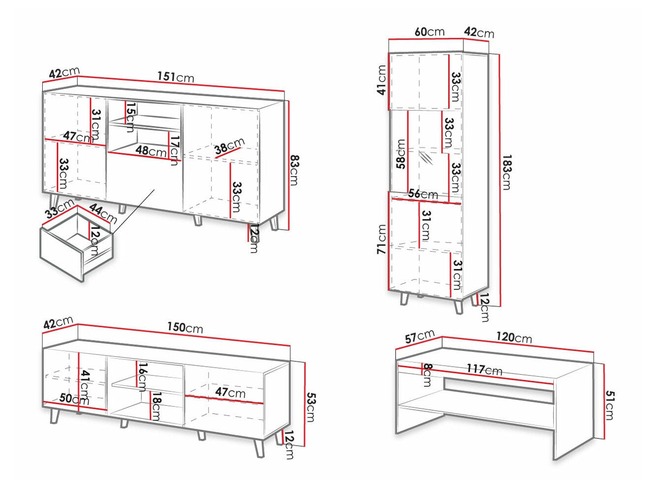 Living room set Charlotte H109