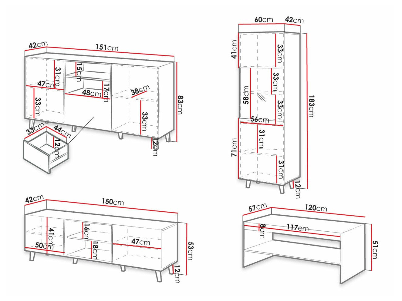 Living room set Charlotte H109
