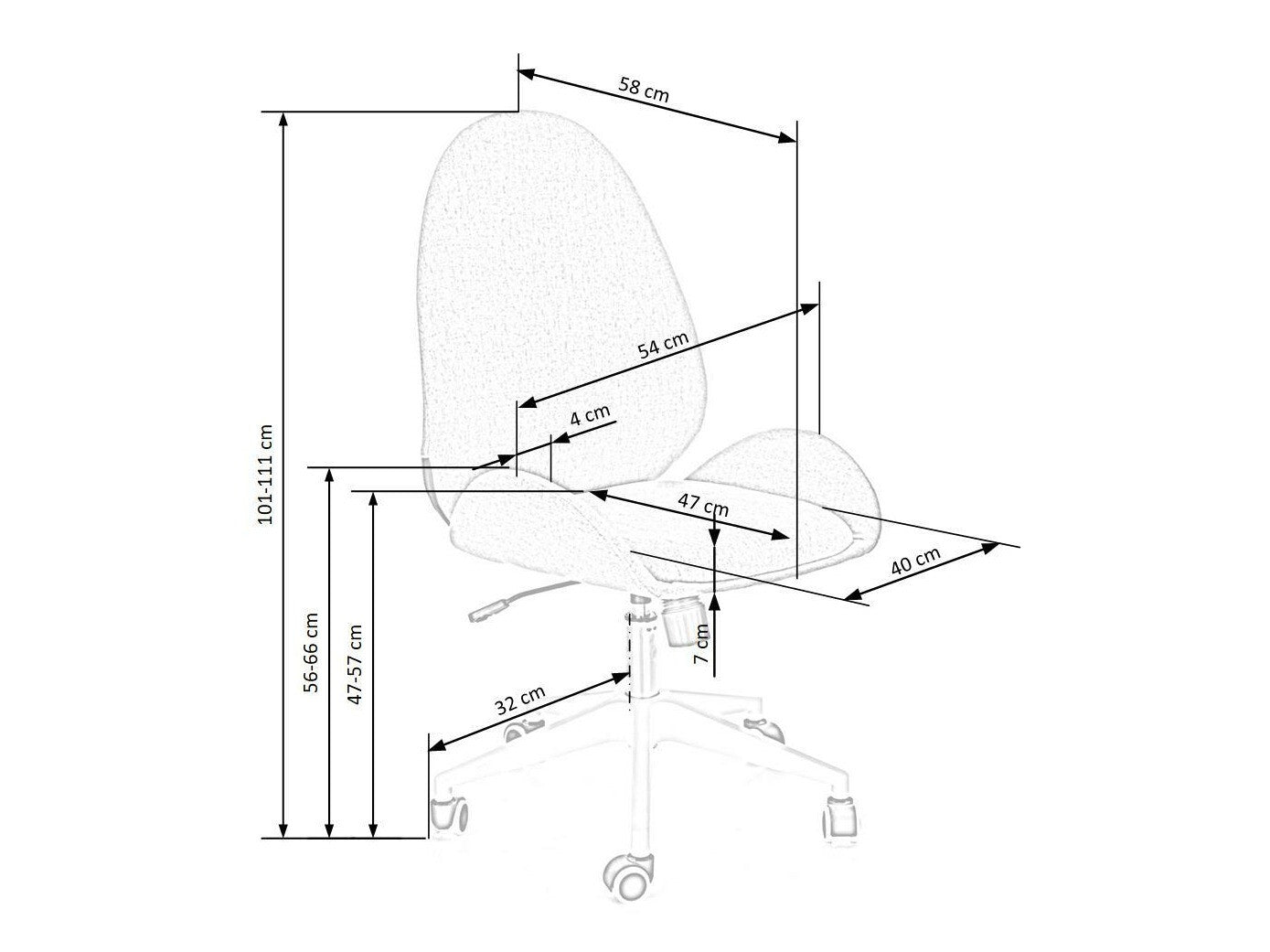 Kontorstol Houston 1227