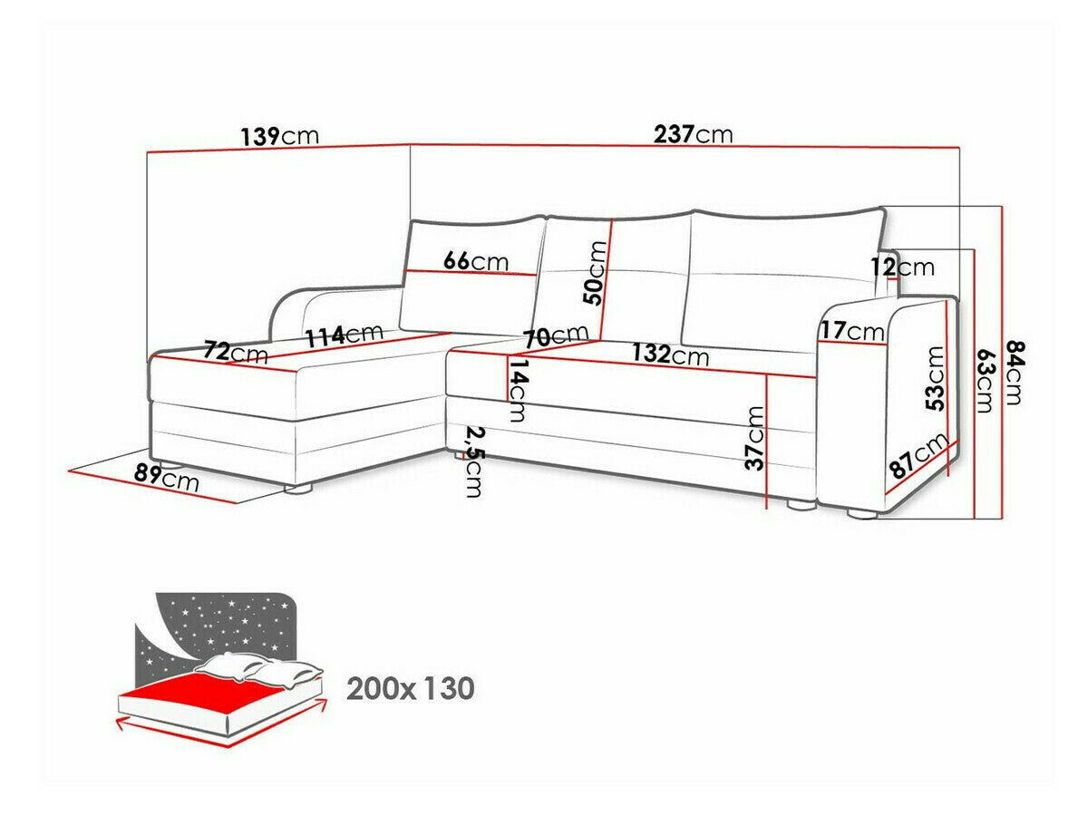 Hjørnesofa Memphis 112