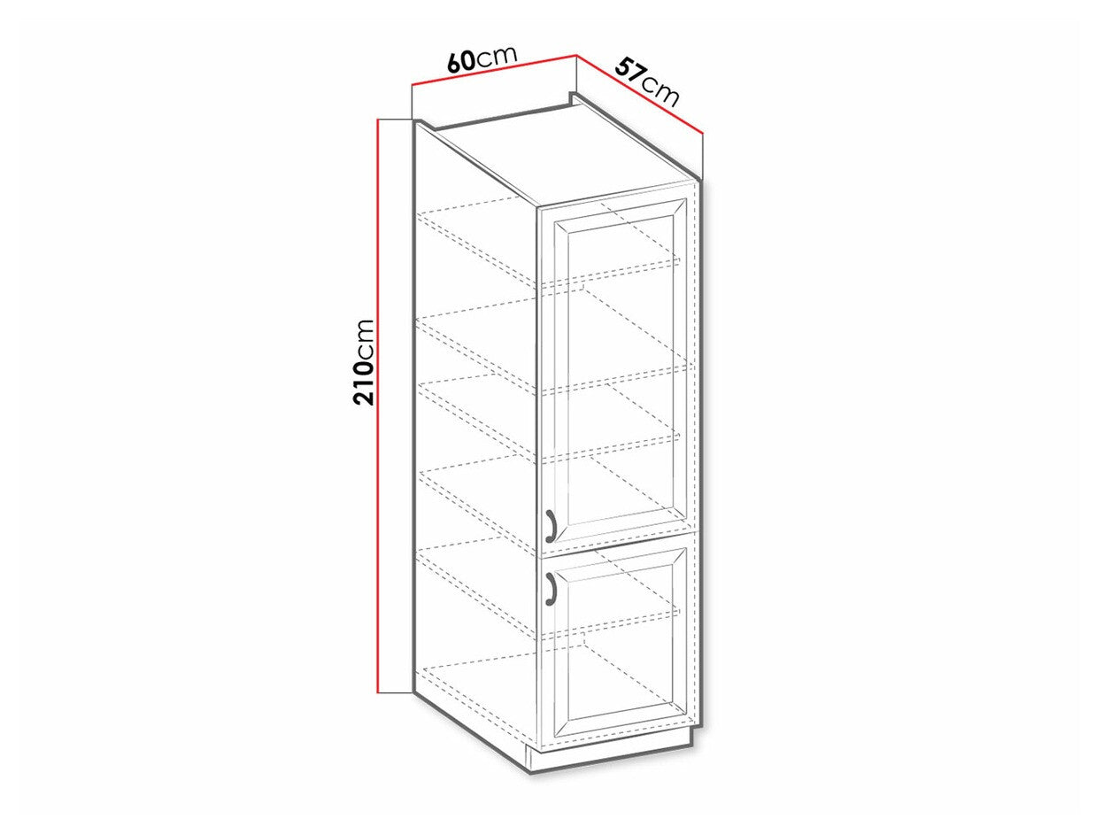 Modulskab med låger Retro Grey 110