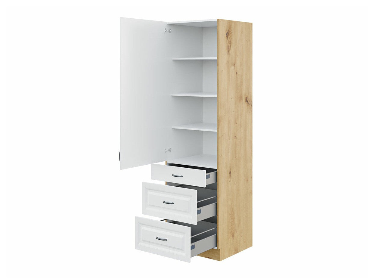 Modulskab med skuffe og låger Retro Grey 114