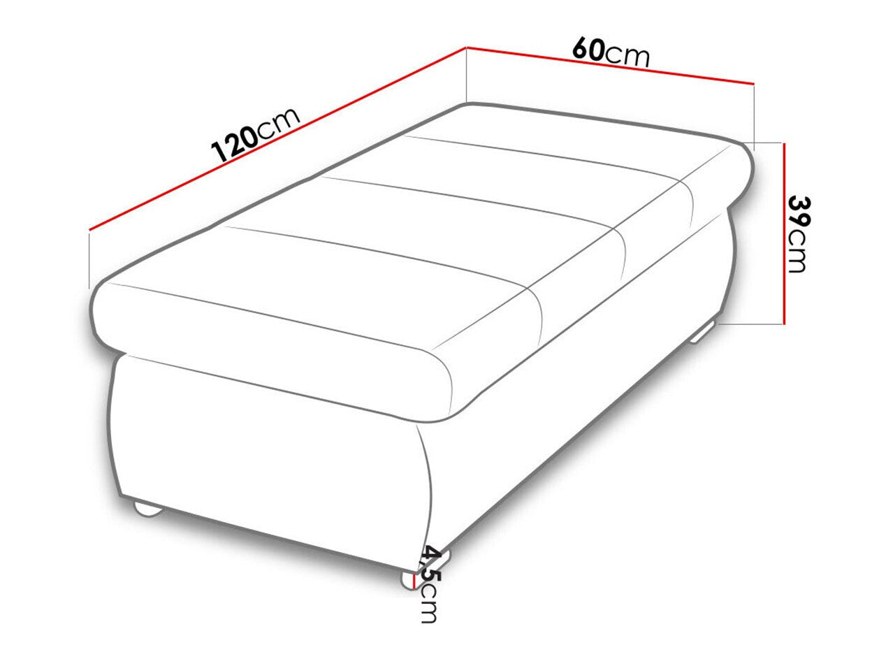 Polstret bænk Comfivo 123