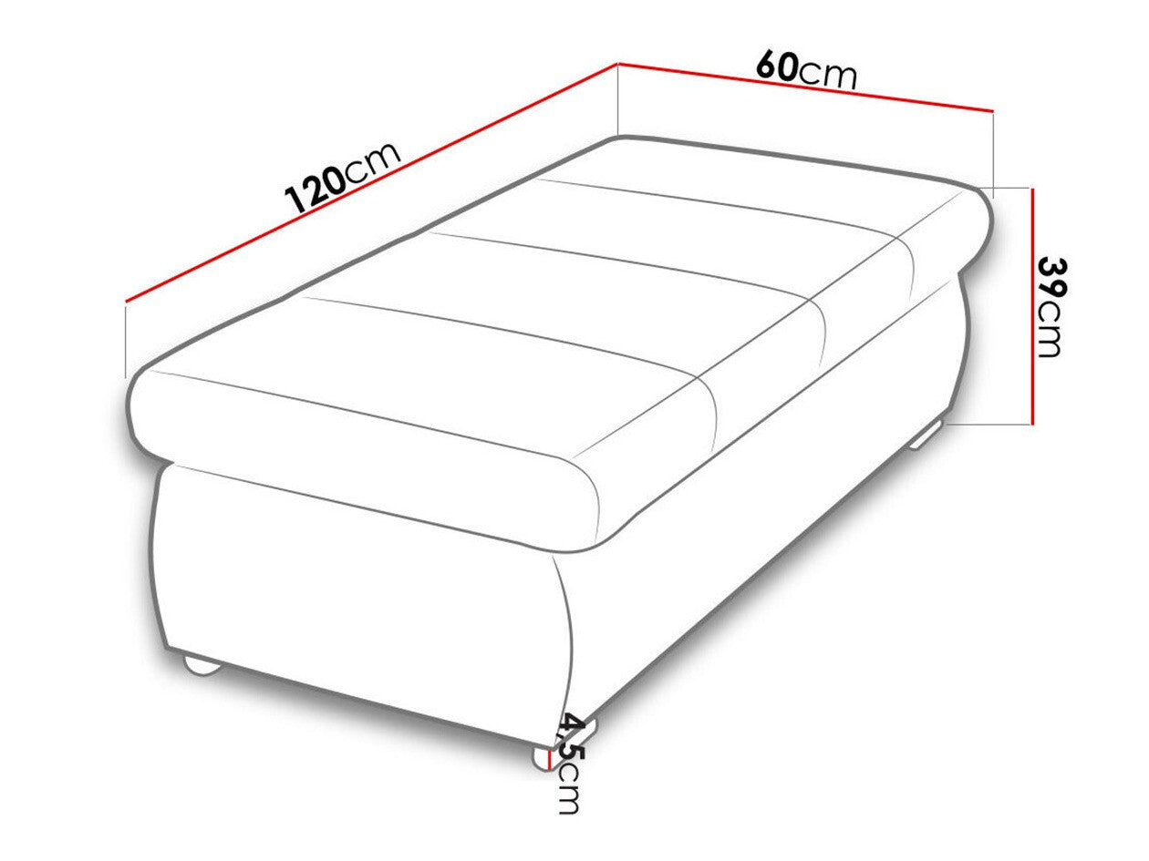 Polstret bænk Comfivo 123