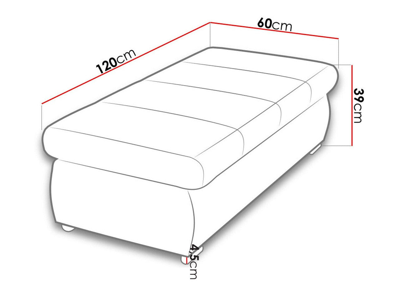Polstret bænk Comfivo 123