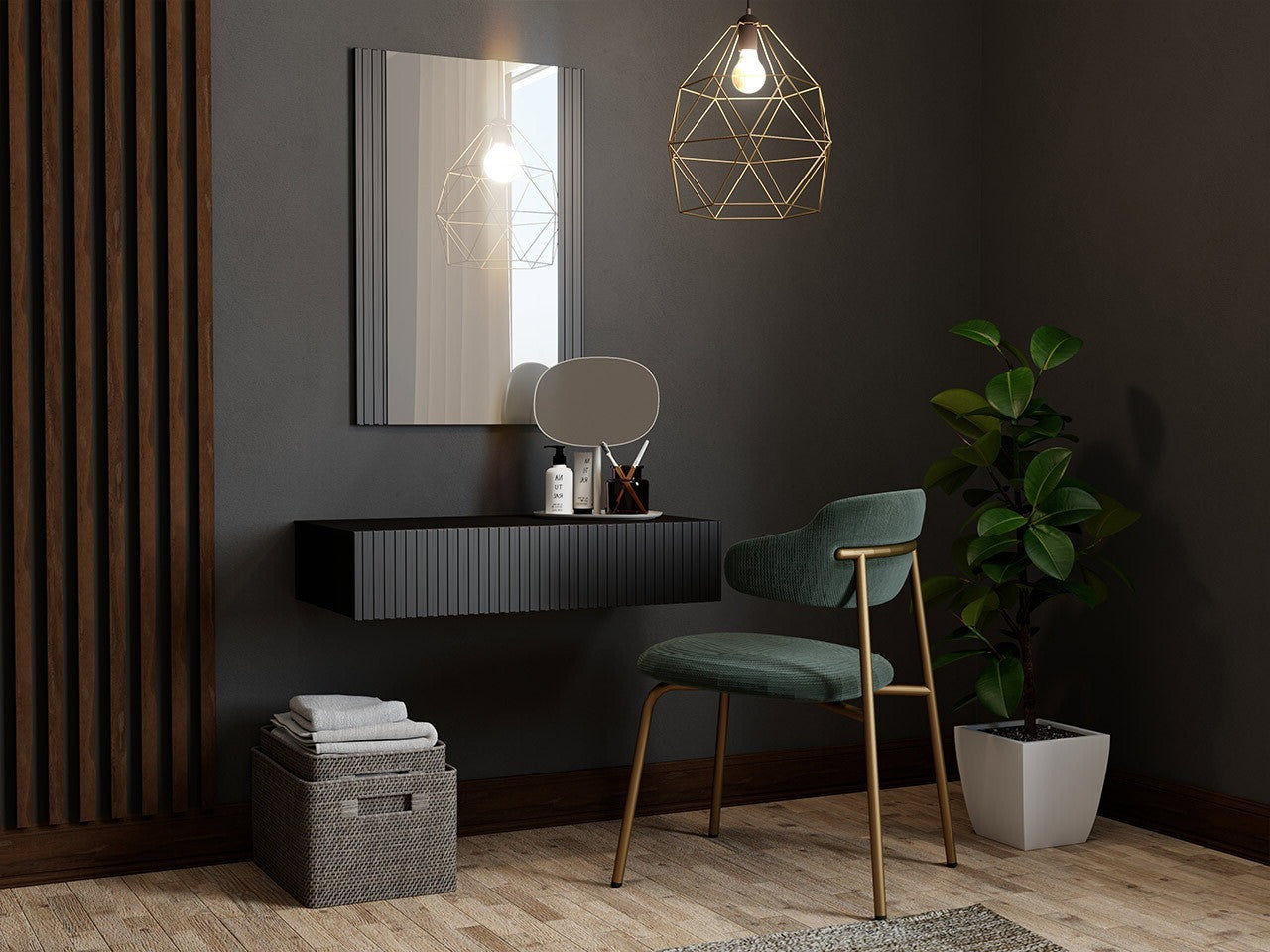 Sminkebord Charlotte H111