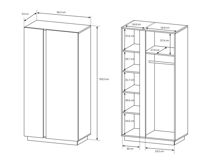 Garderobe Kingston 110