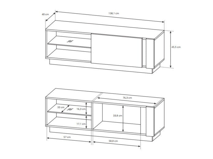 TV-bord Kingston E103