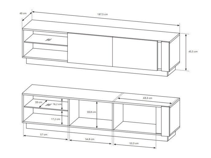 TV-bord Kingston E104