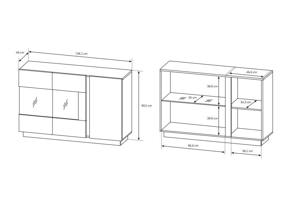 Stuemøbler-sæt Kingston E109