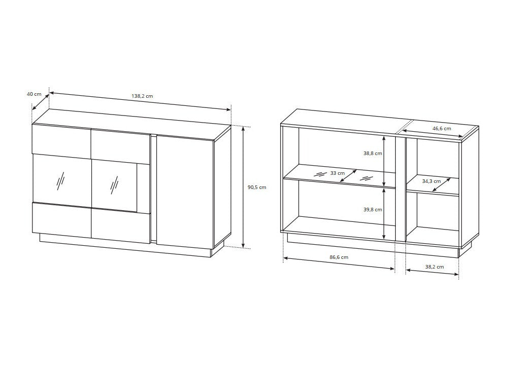 Stuemøbler-sæt Kingston E110
