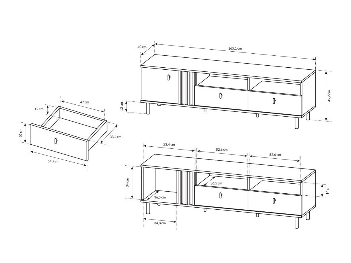 TV-bord Kingston H100