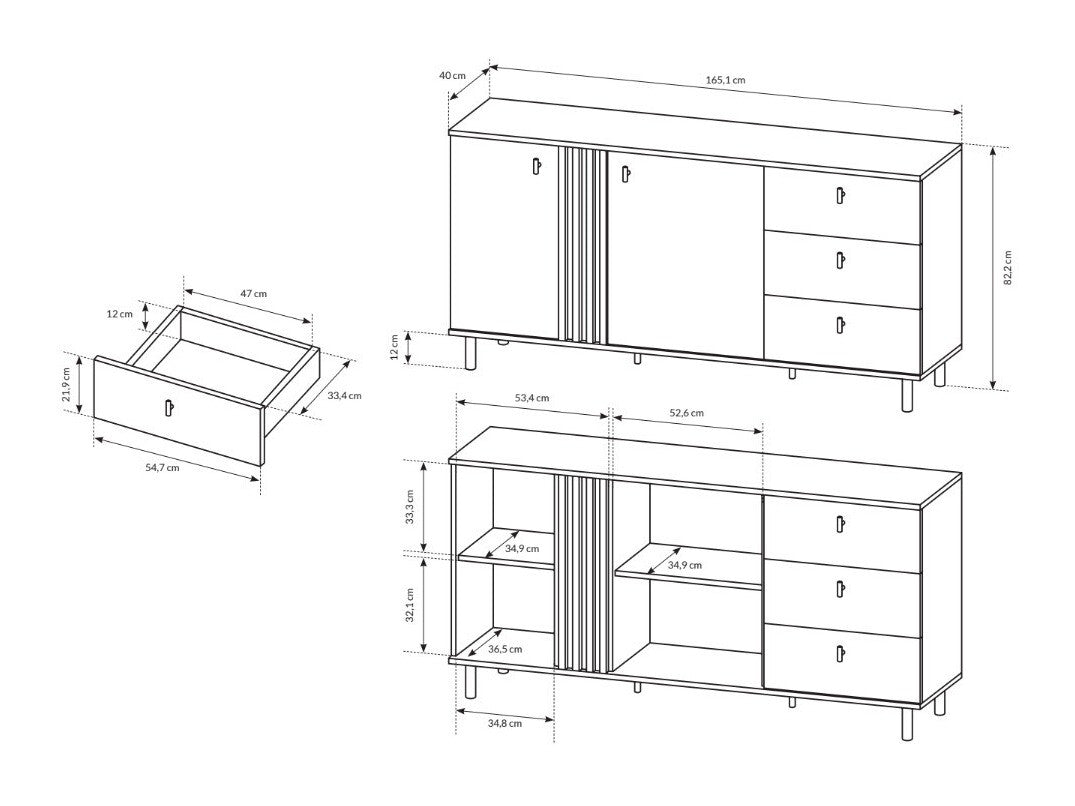 Kommode Kingston H102