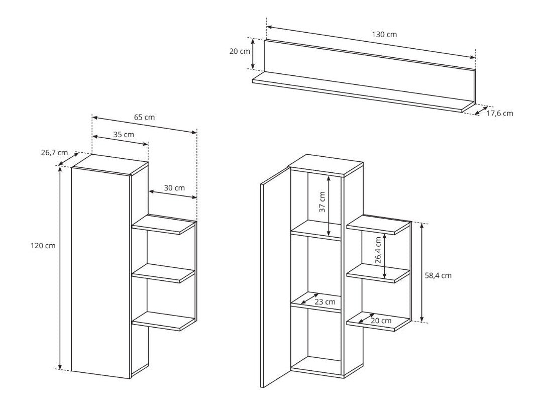 Stuemøbler-sæt Kingston R106