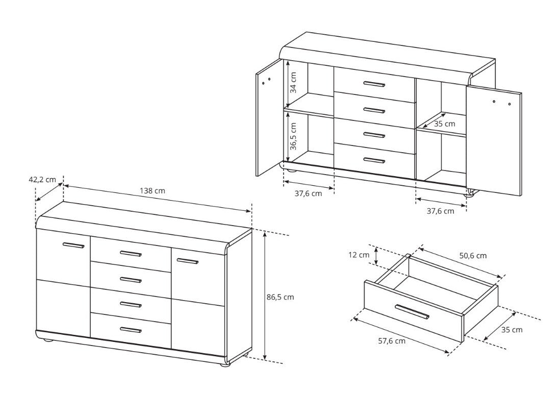 Kommode Kingston A110