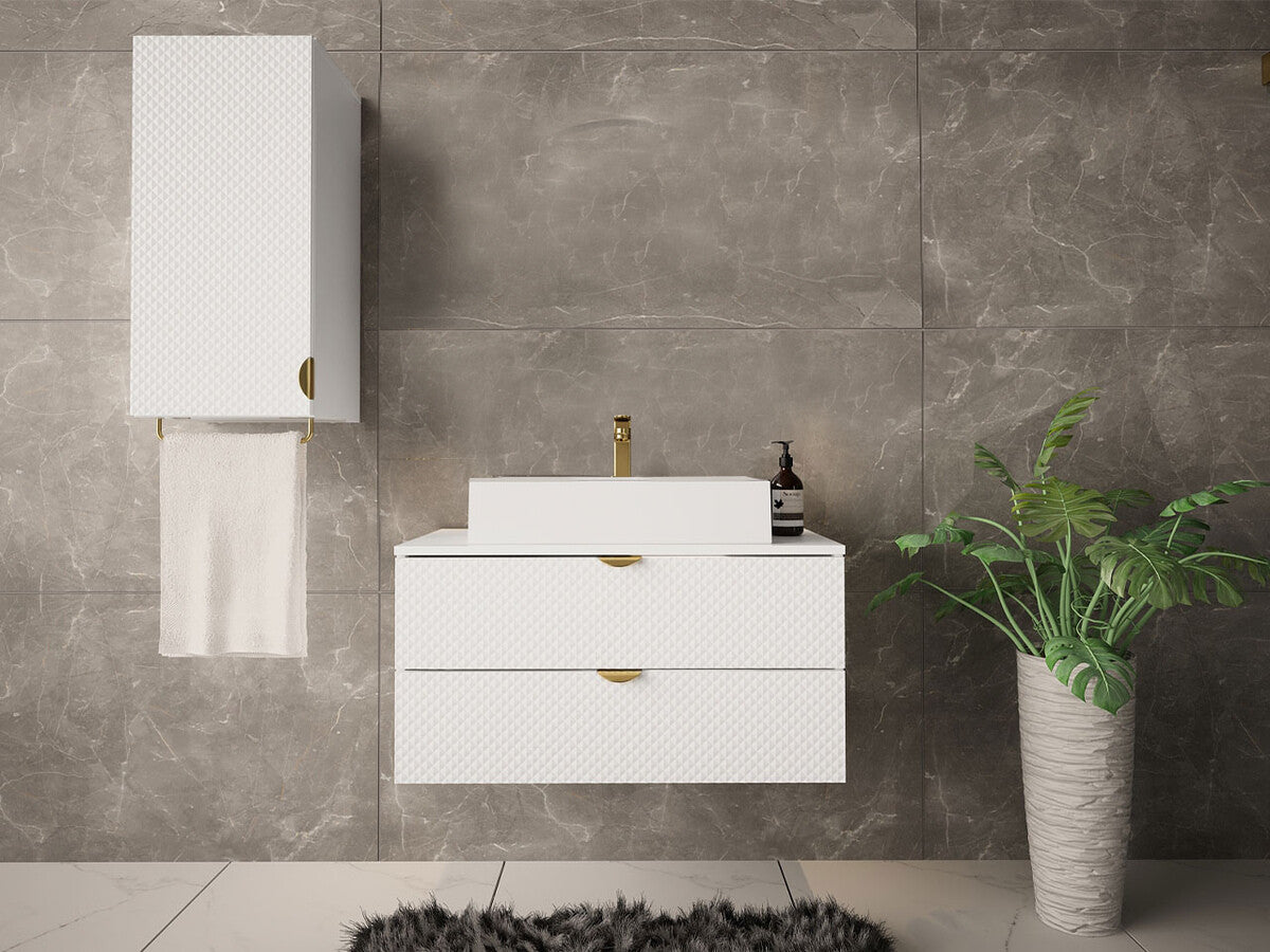 Wall bathroom cabinet for washbasin Merced D101