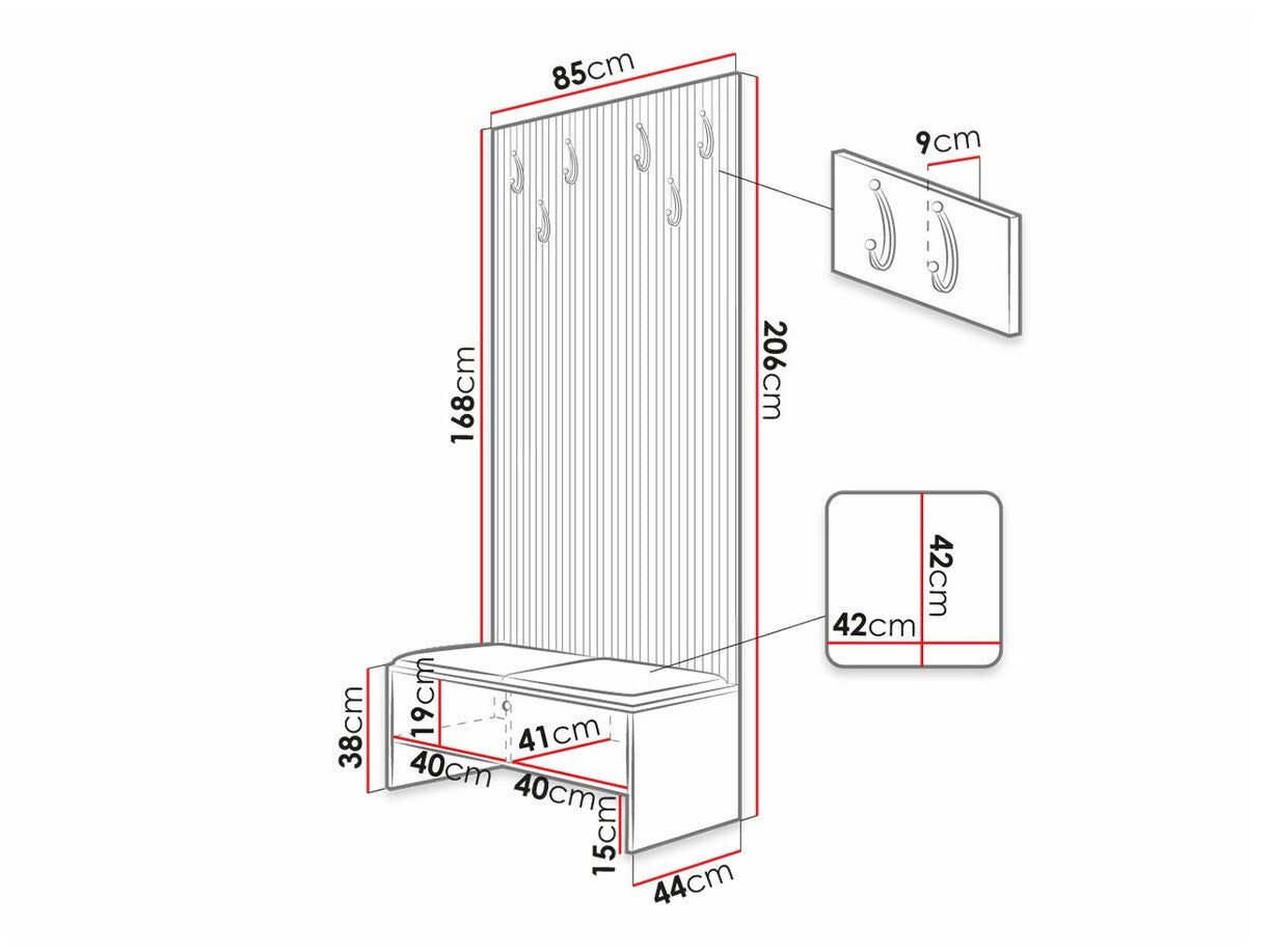 Entrésæt Hartford 321