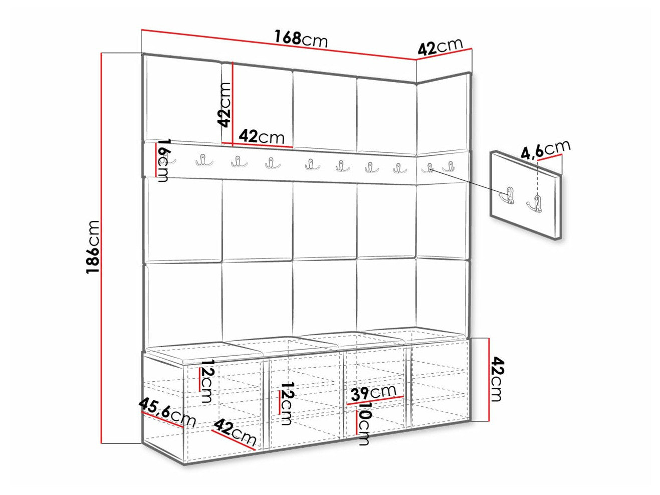 Entrésæt Hartford 265