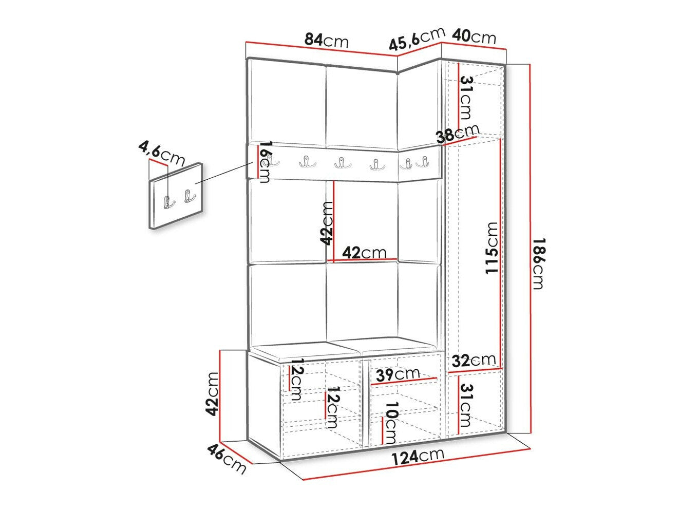 Entrésæt Hartford 471
