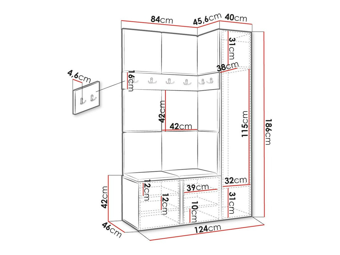 Entrésæt Hartford 471