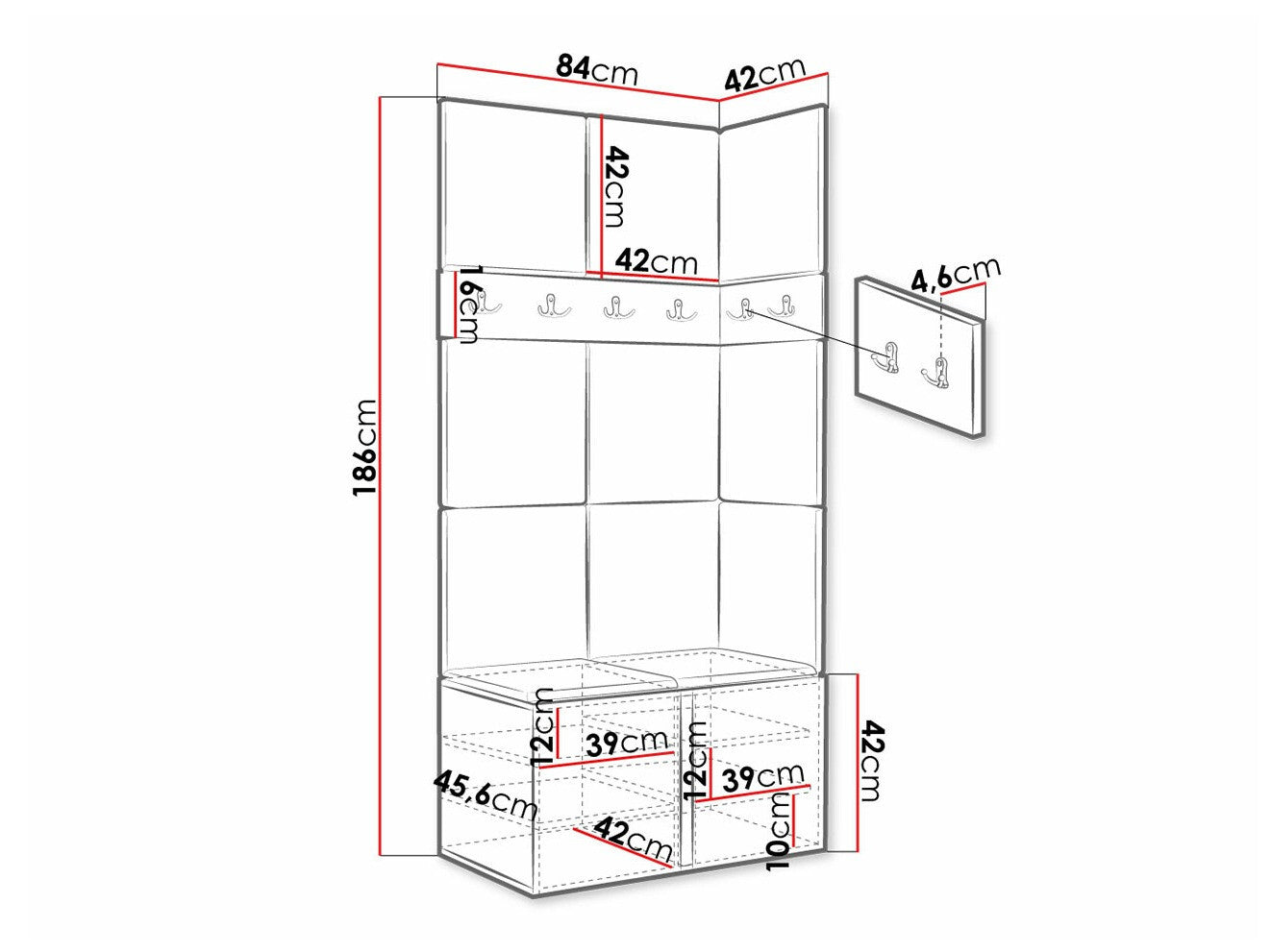 Entrésæt Hartford 264