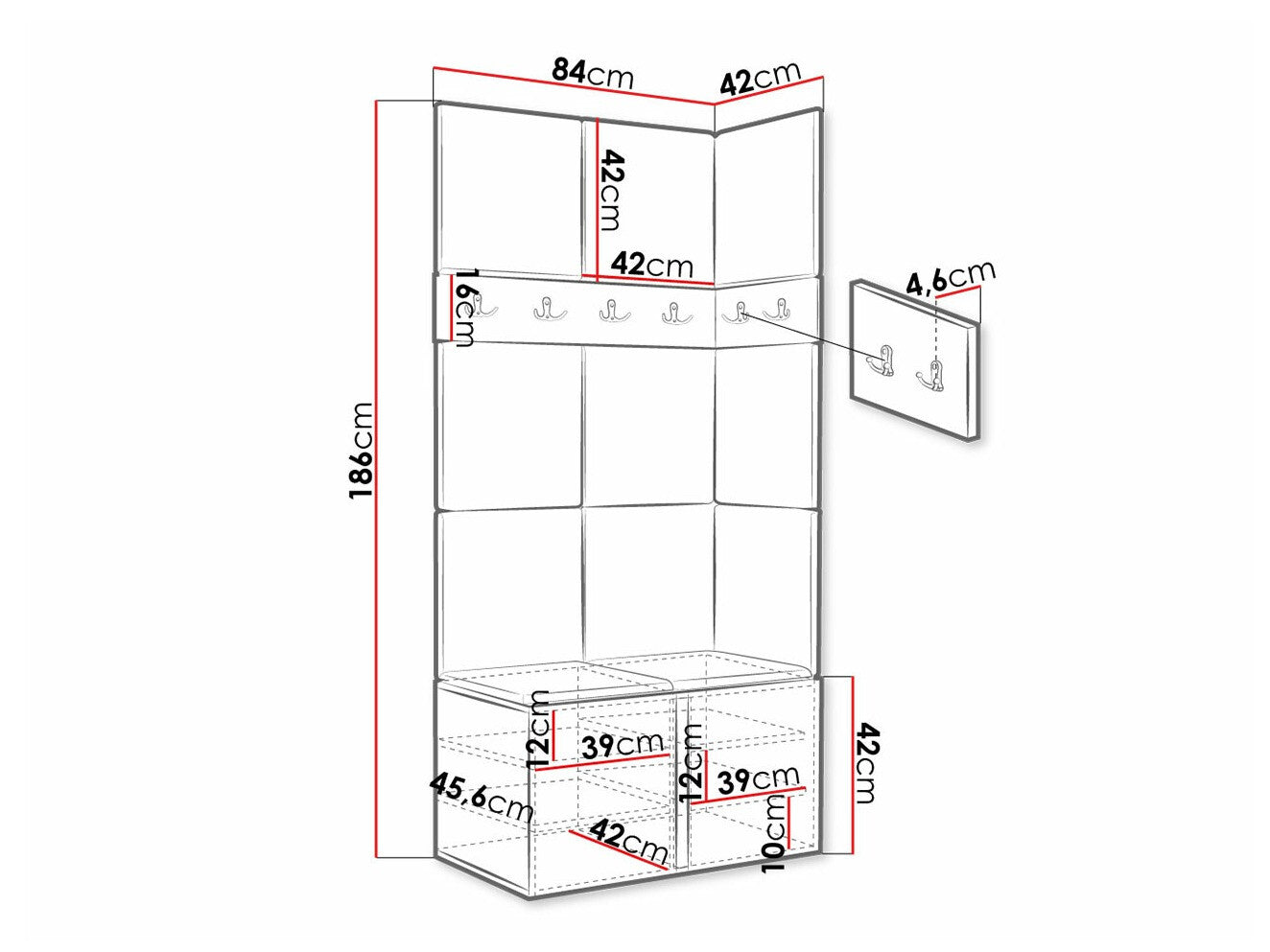 Entrésæt Hartford 264