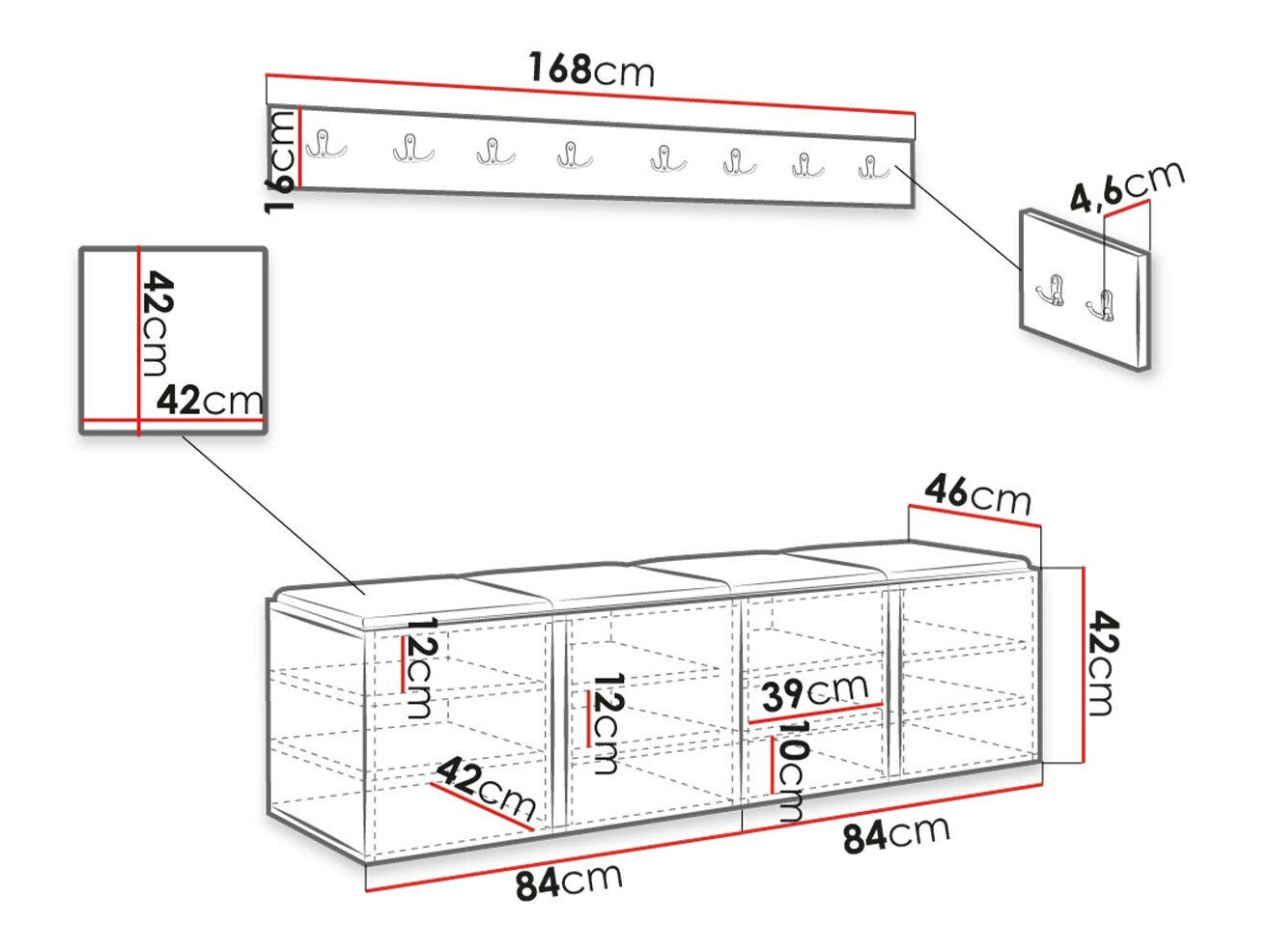 Entrésæt Hartford 276