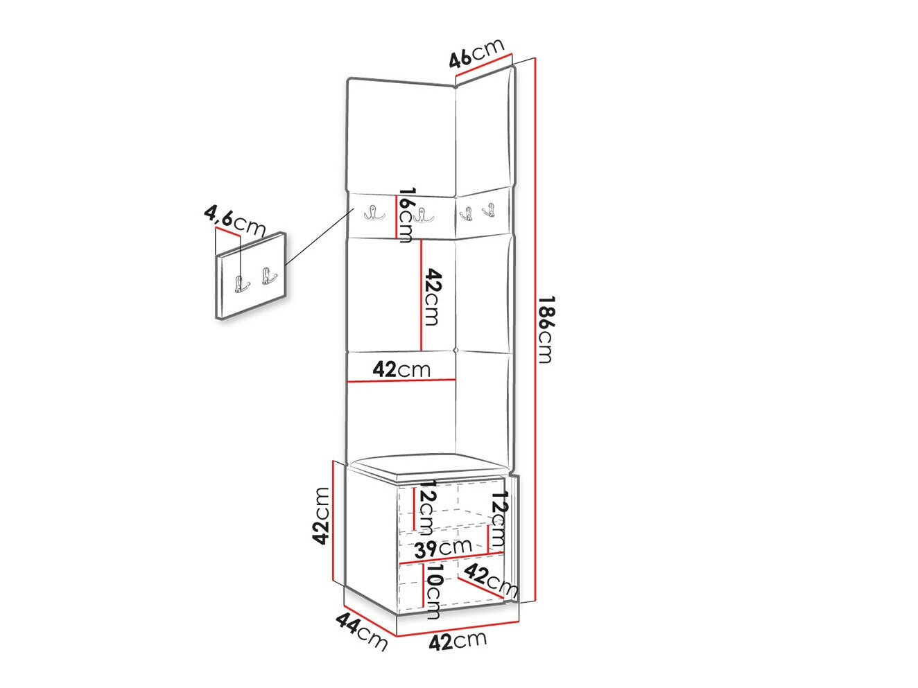 Hallway set Hartford 347