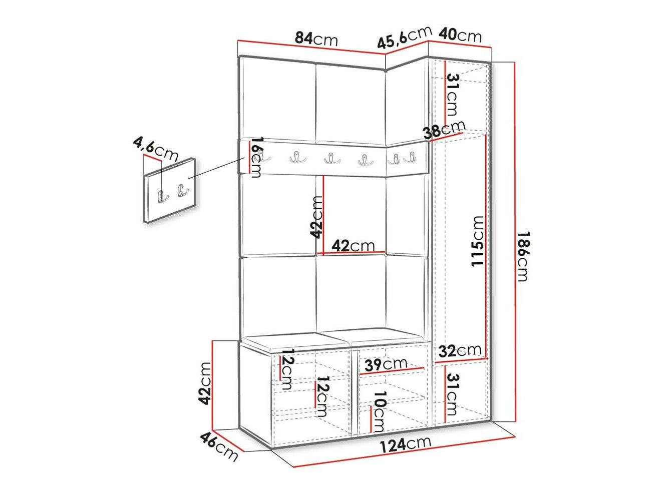 Entrésæt Hartford 277