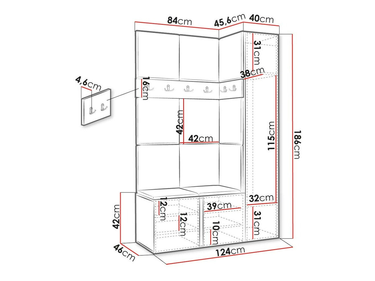 Entrésæt Hartford 277