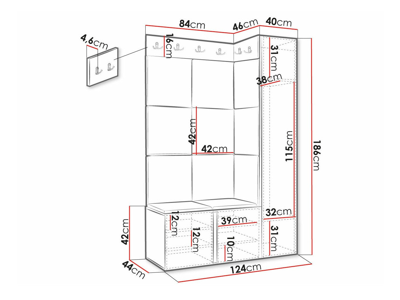 Entrésæt Hartford 377